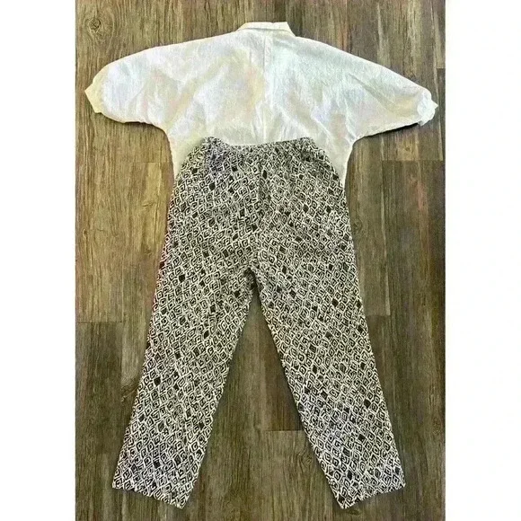 Picket and Post Le Chute Vtg 2-piece Pant Set Fits Like Modern Day Women’s Lg - Picture 2 of 16